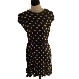 Popsugar Black/ White Polka Dot Dress